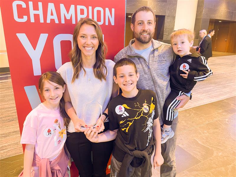Jessica McKearney and her family