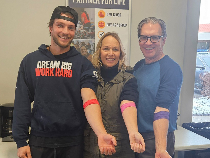 From left to right: Christian Klitzke, Cynthia Schoettler, Brian Klitzke