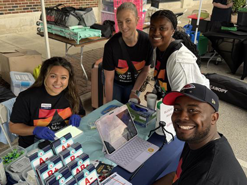From left to right: Teresa Tran, Account Manager, with SPG board members Kristin Tobias, Coreyonna Johnson, and Emmanuel Davis