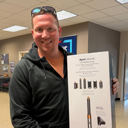 Logan Hawk, Dyson Airwrap Winner, May 2026