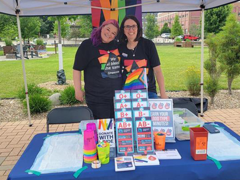 QC Pride Lydia and Krista