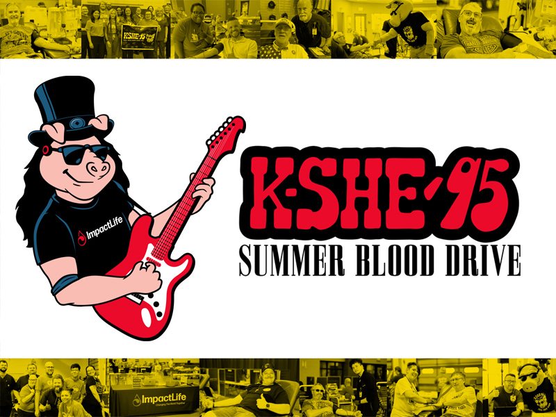 KSHE'S BIG SUMMER BLOOD DRIVE WEEKEND IS HERE!