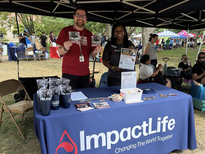 Chad Sabin, Community Development Advocate and Damarius Blanks, Donor Relations Account Manager