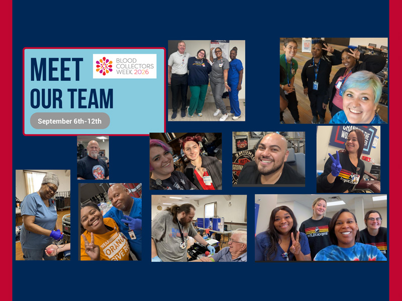 SPECIAL FEATURE: Blood Collectors Week 2026