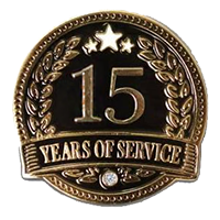 15 Years of Service