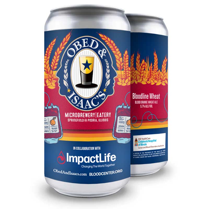 Bloodline Wheat Ale cans