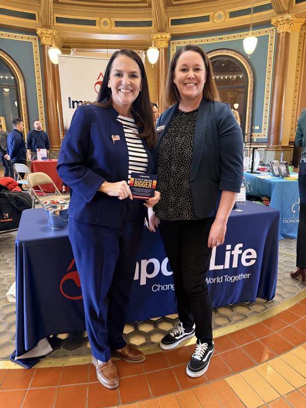 Donor Day at Iowa State Capitol