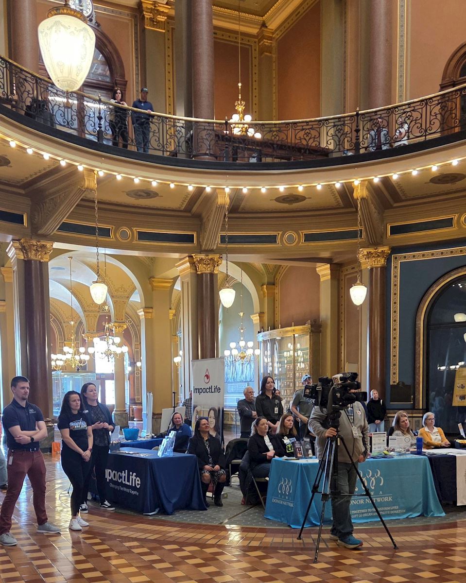Donor Day at Iowa State Capitol