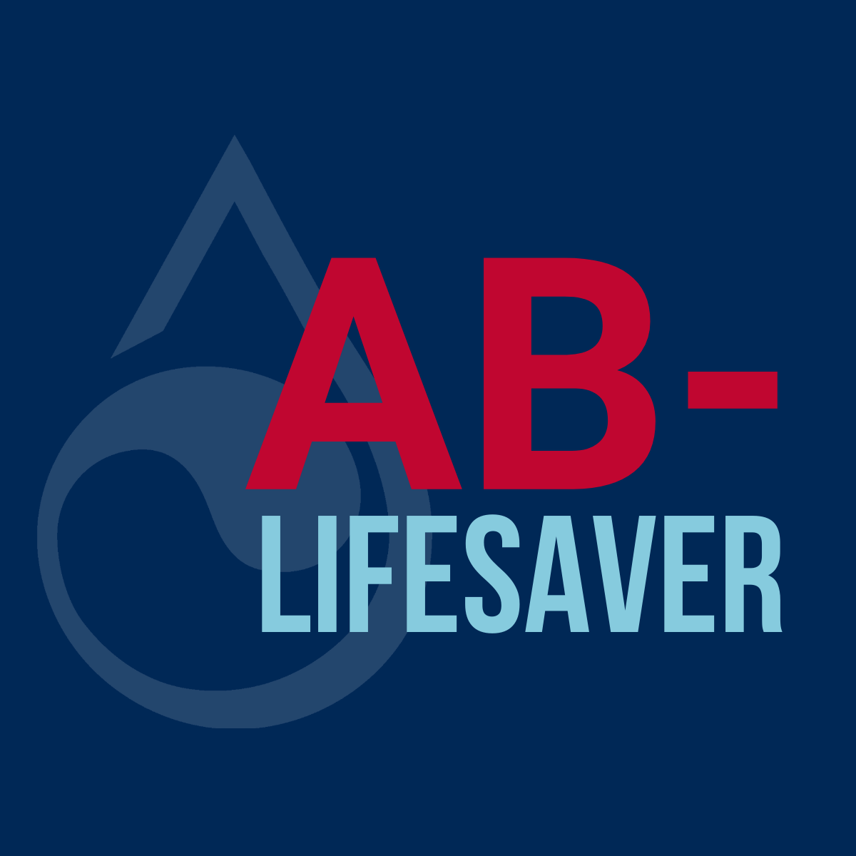 A b negative social media graphic