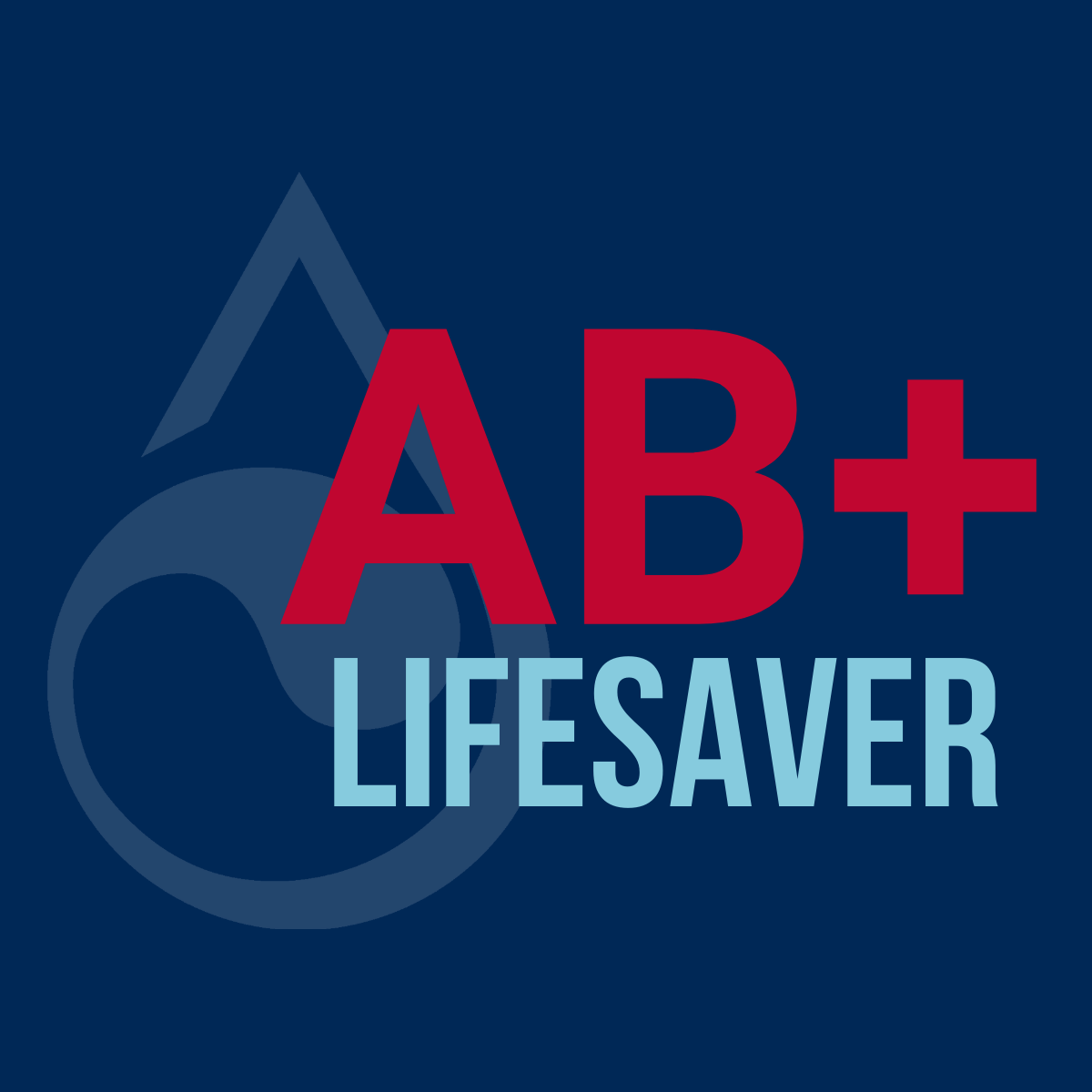 A b positive social media graphic