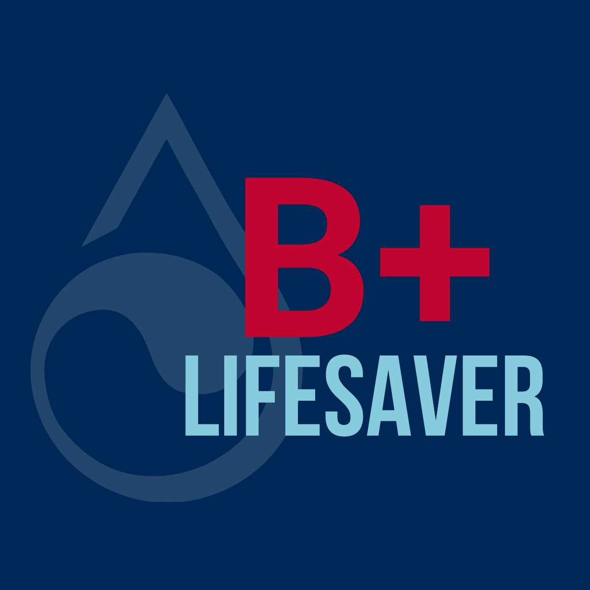 b positive social media graphic