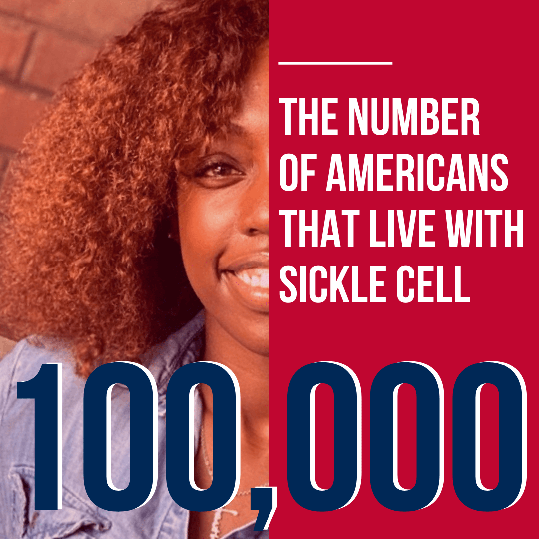 100,000 americans live with sickle cell