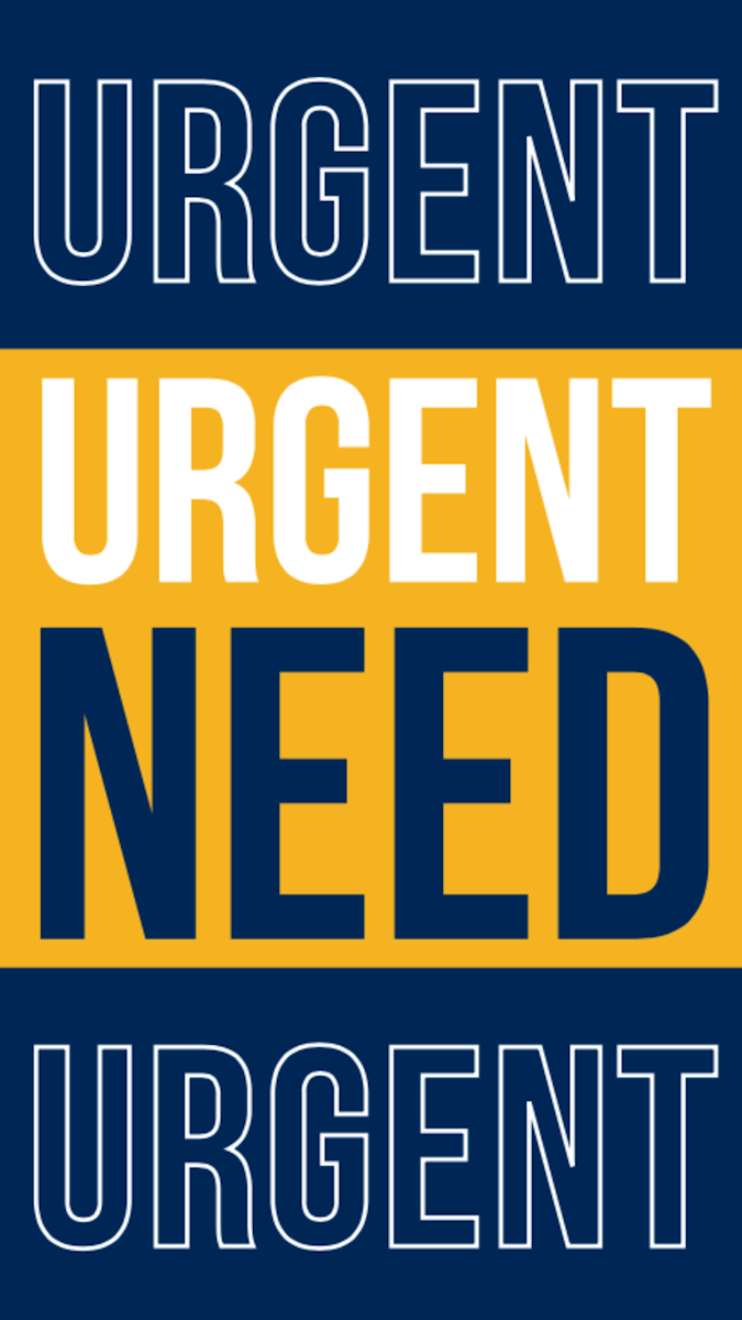 Urgent Need Story Graphic