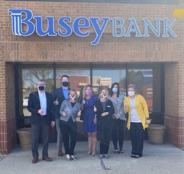 busey bank drive group photo