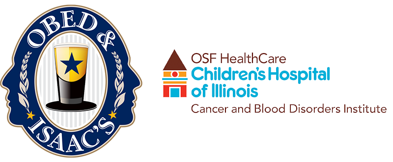 Obed & Isaac's and OSF Children's Hospital Logos