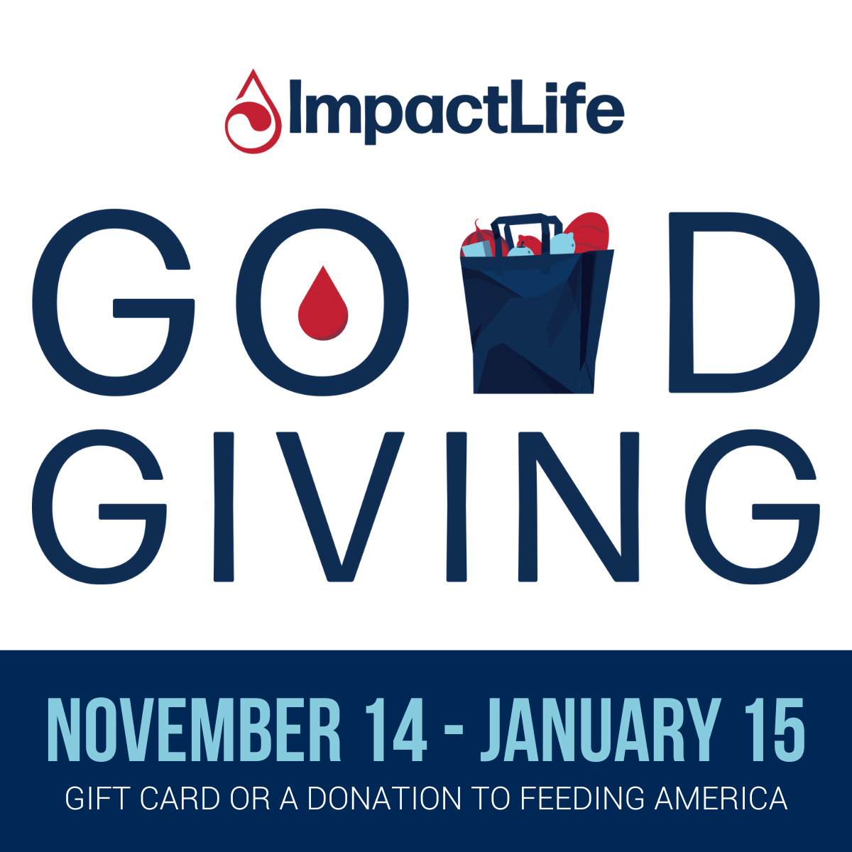Donor Promotion: e-gift card or donation to Feeding America with donation