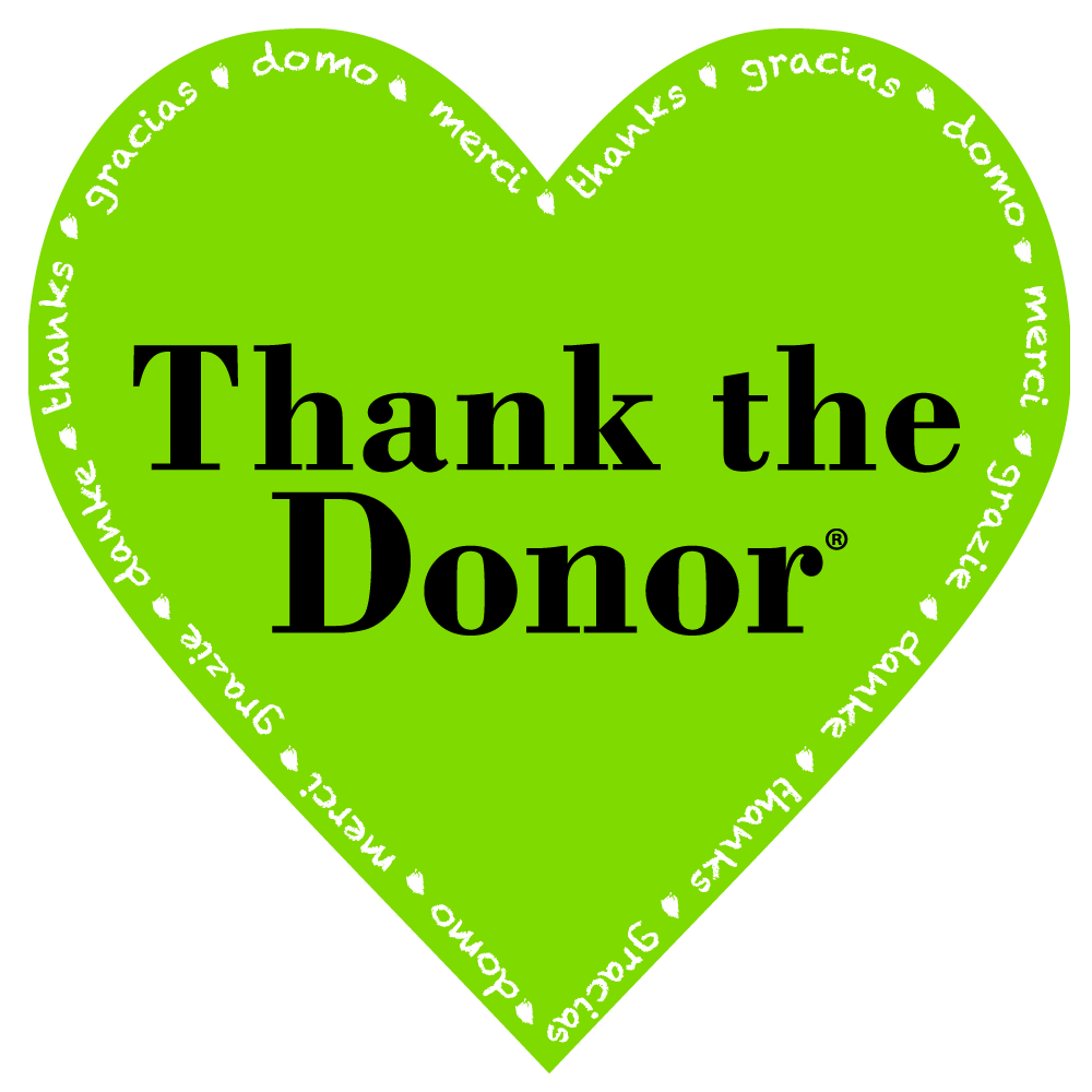thank the donor logo
