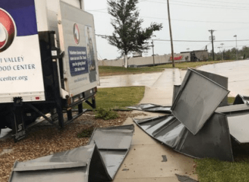 storm damage in Cedar Rapids