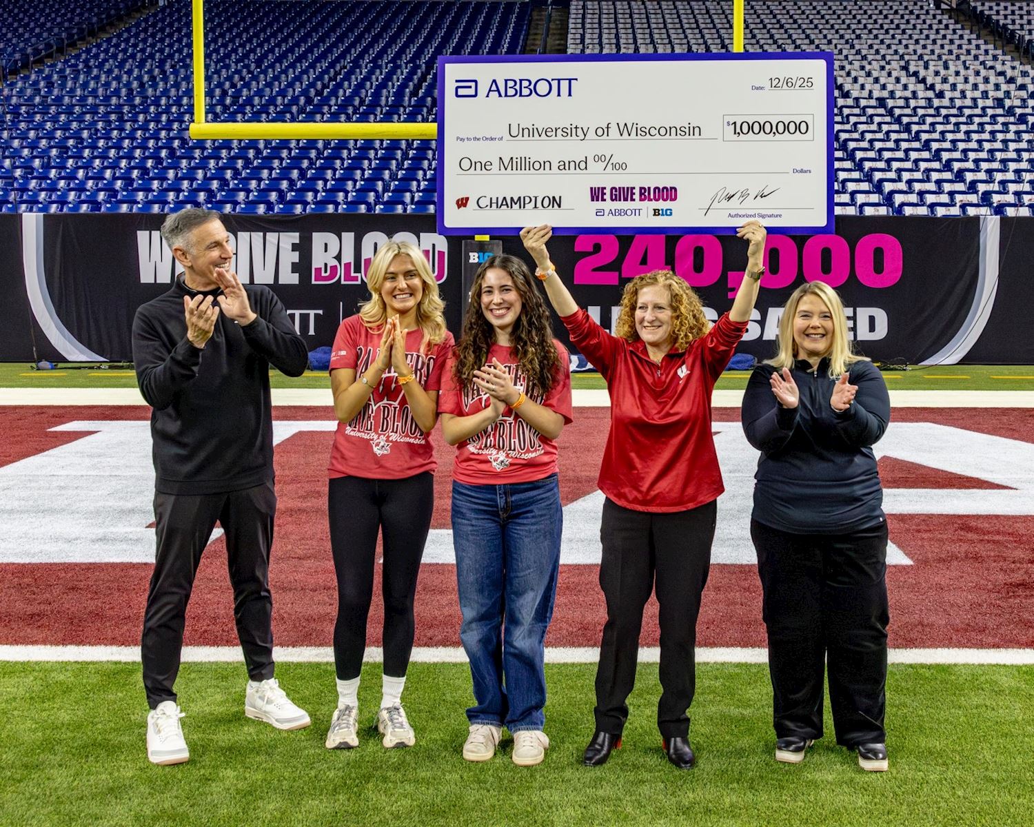 2025 We Give check presentation