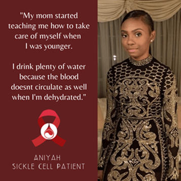 Aniyah, sickle cell disease patient