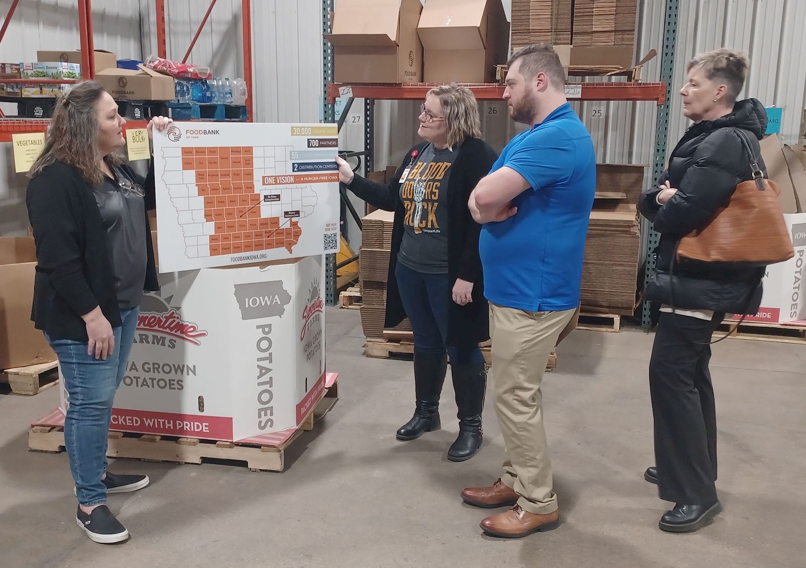 Food Bank of Iowa tour 2