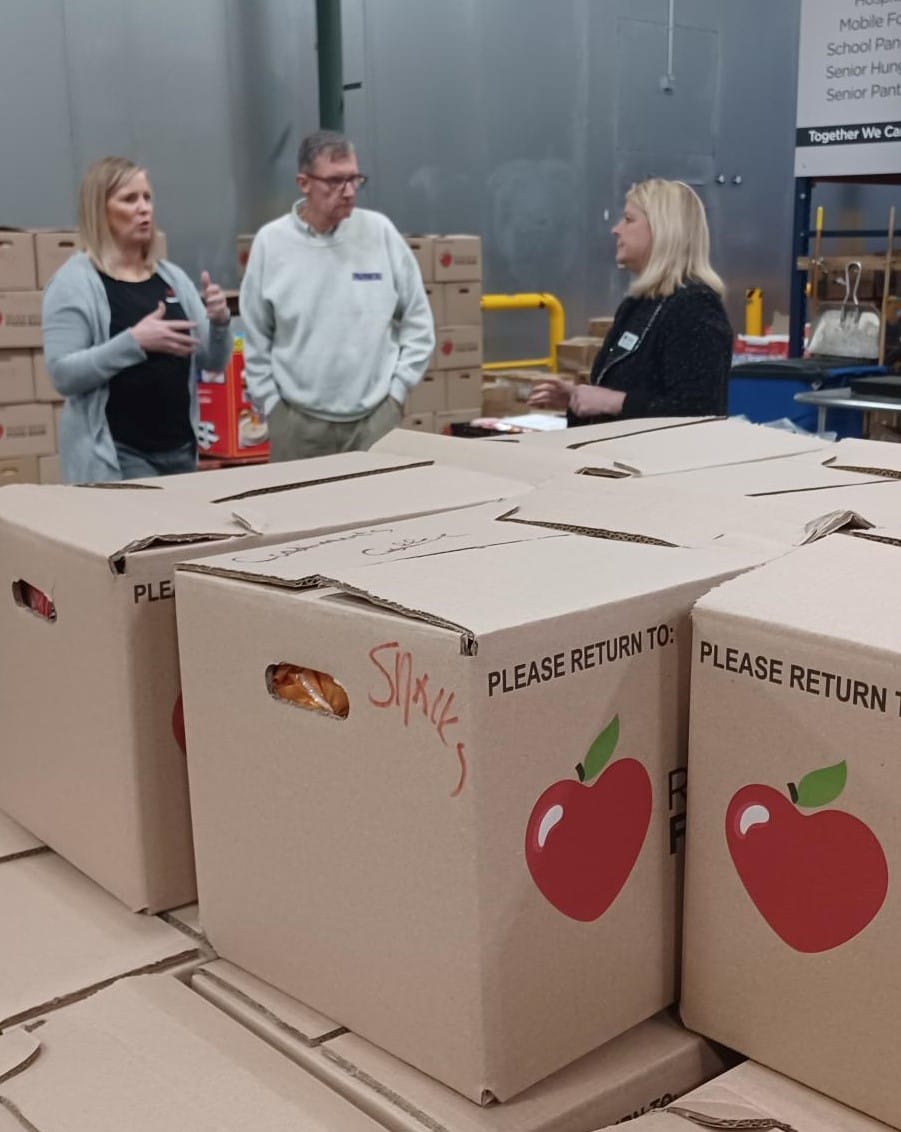 River Bend Food Bank tour