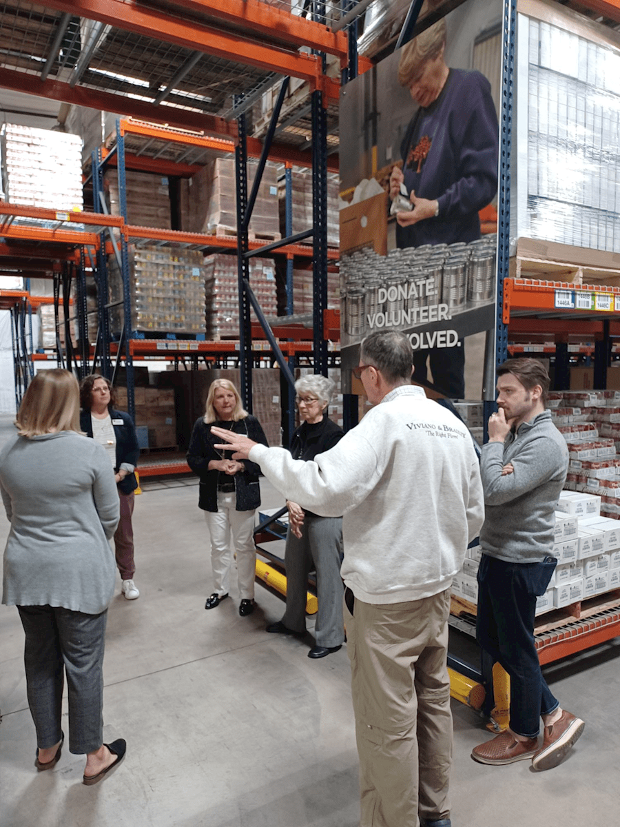River Bend Food Bank tour