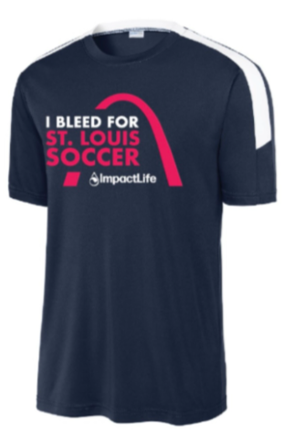 STL Soccer Blood Drive T-shirt
