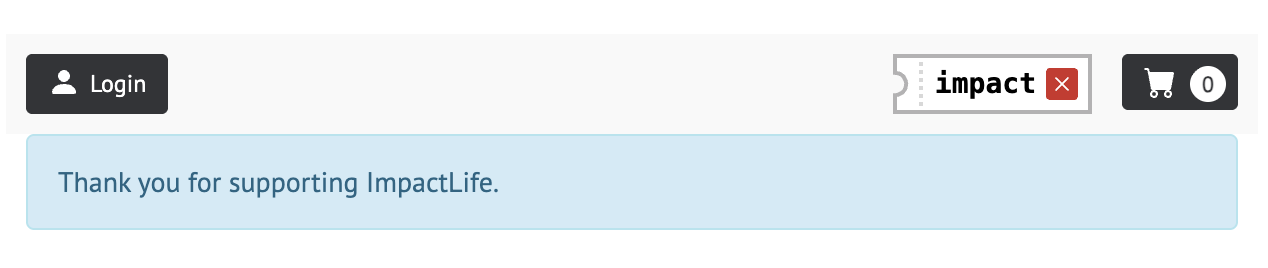 support confirm with impactlife